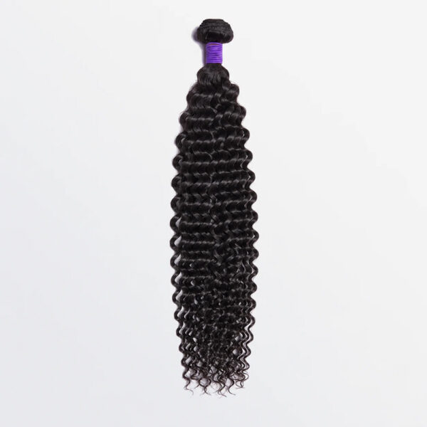 12-26-Inch Deep Curly 12A Premium Raw Indian Hair Bundles