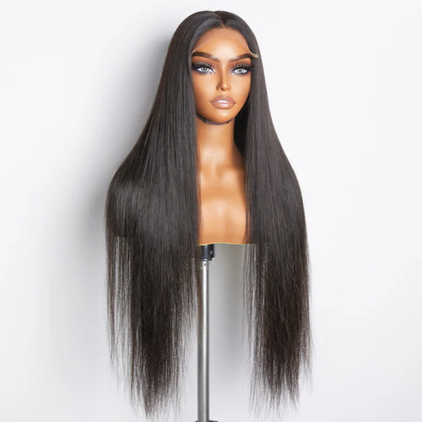180% Density 5×5 Glueless Lace Closure Wig Straight Human Hair