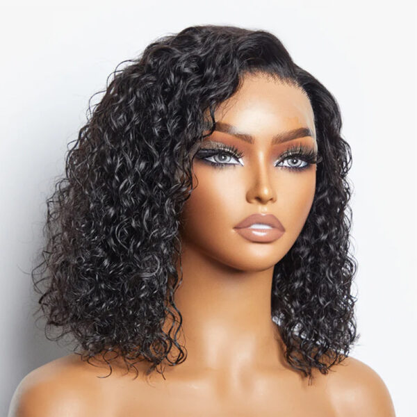 150% Density 13x4 Frontal Lace Closure Wig Water Wave Human Hair