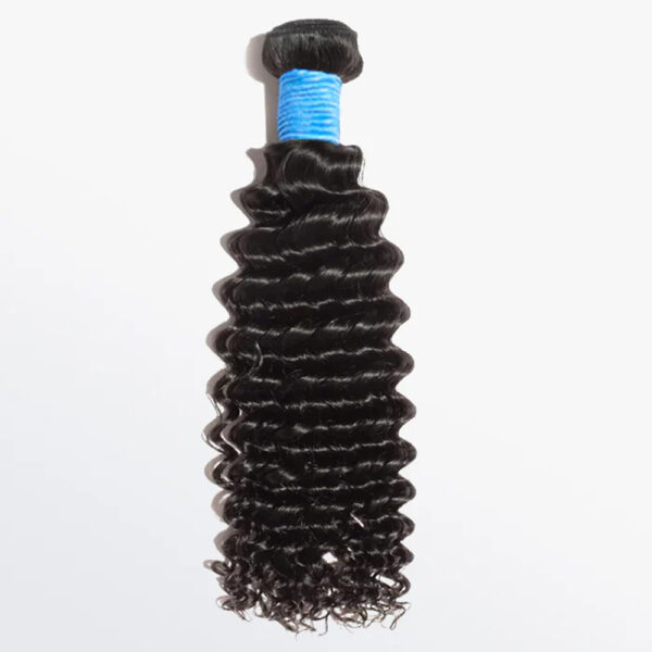 10-30-Inch Deep Curly Virgin Brazilian Hair Bundles