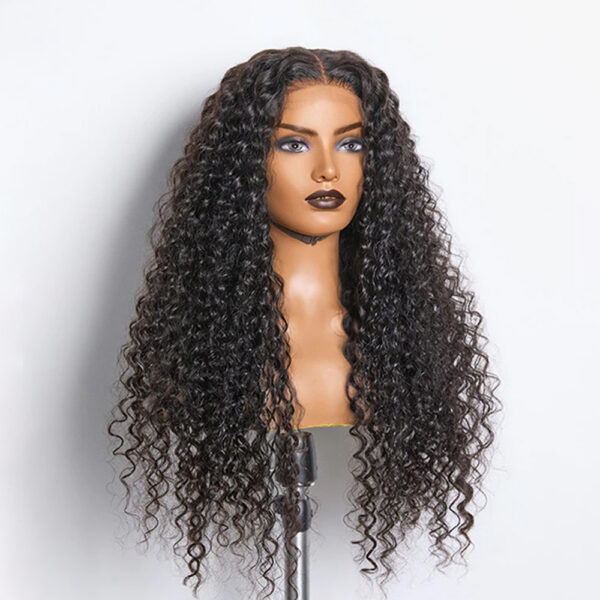 180% Density HD 5x5 Lace Closure Wig Deep Wave Human Hair