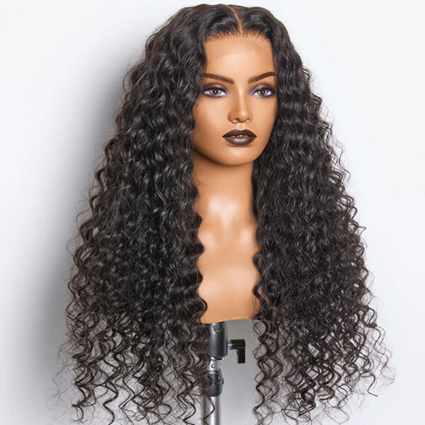 200% Density HD 13x6 Full Frontal PartingMax Lace Wig Deep Wave Human Hair