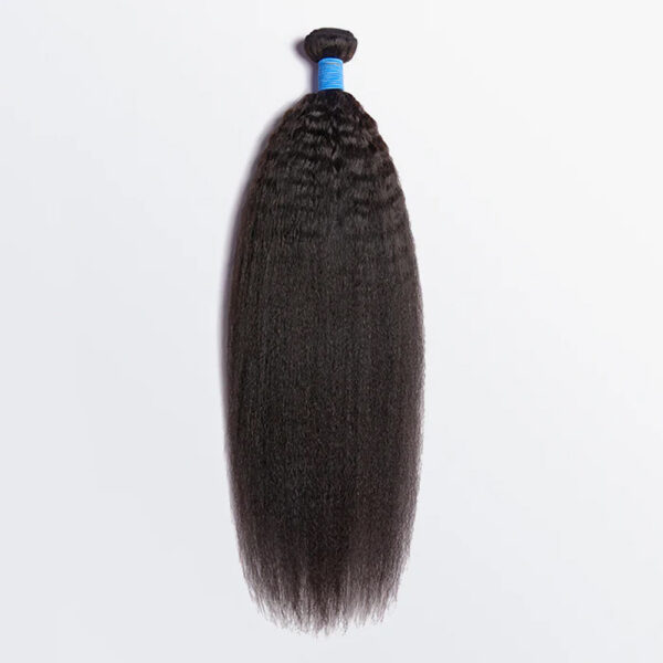 10-26-Inch Kinky Straight Virgin Brazilian Hair Bundles
