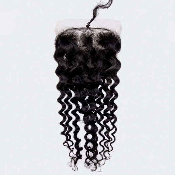 14-18-Inch 4x4 Water Wave Free Parted Lace Closure